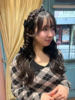 ヘアアレンジ DOLL hair所属・なぎさ 心斎橋美容室のヘアスタイル