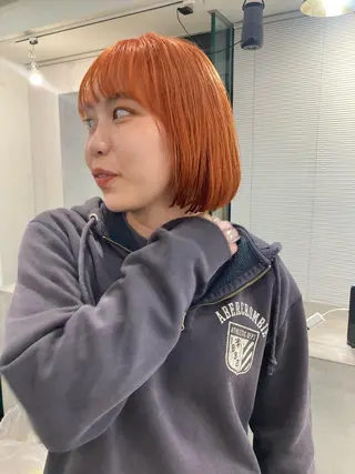 ミディアム 🧚🏼ボブパーマ 歩美のヘアスタイル