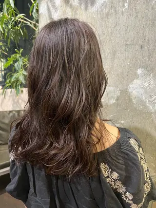 ロング カラー ROBBY所属・松井美樹/似合わせ ガーリー・韓国のヘアスタイル