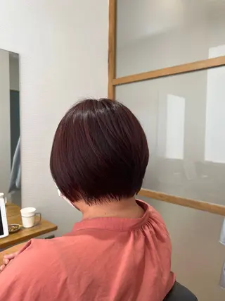 ショート カラー studio HEAP 辻堂 髪質改善サロン所属・美髪矯正/髪質改善 🌼 原田 愛弓のヘアスタイル