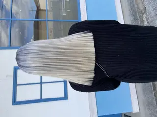 セミロング ヘアアレンジ カラー キッズ メンズ corazon ブリーチのヘアスタイル