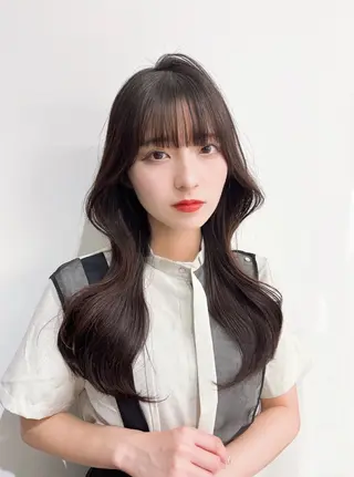 ロング 林本 来夢のヘアスタイル