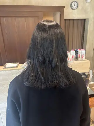 ミディアム ボブ/レイヤー/ 梅田/天野川奈緒のヘアスタイル