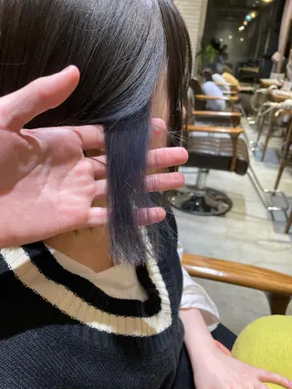 ショート カラー ヘアアレンジ 柳井 準平のヘアスタイル