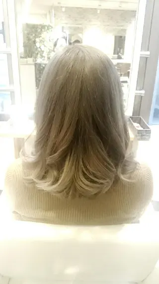 ミディアム カラー SAI hairgardenのヘアスタイル