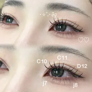 マツエク・マツパ ⟡.·Bianca アビコ 🎀のマツエク・マツパデザイン