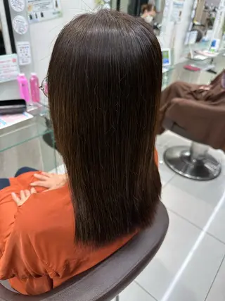 ミディアム EARTH/A岡山店 片岡愛のヘアスタイル