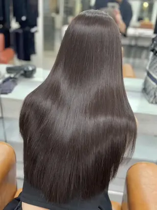 ロング 岡本葵子カットモデル ┊束感マツエクのマツエク・マツパデザイン