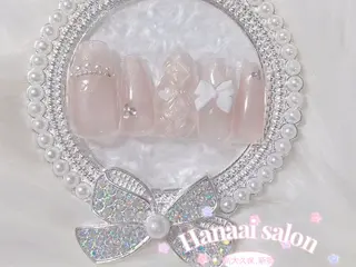 ミディアム Hanaai Salon新宿店のネイルデザイン