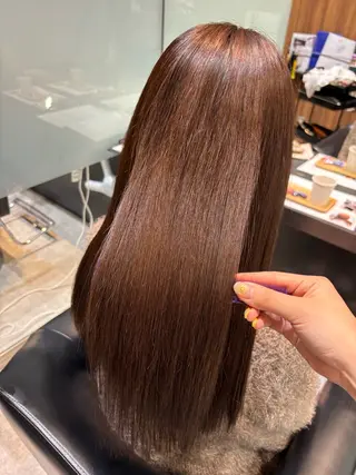 ロング 林 美月のヘアスタイル