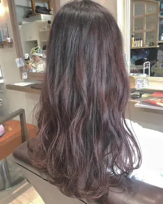 ロング カラー nakahara madokaのヘアスタイル