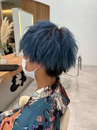 カラー メンズ 一ノ瀬 蘭のヘアスタイル