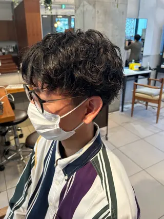 ショート パーマ 艶カラー/耳つぼ/ 渡辺奈緒のその他イメージ