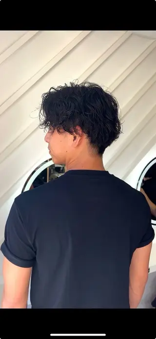 ショート パーマ メンズ 原宿/ボブ/髪質 改善/レイヤー/優希のヘアスタイル