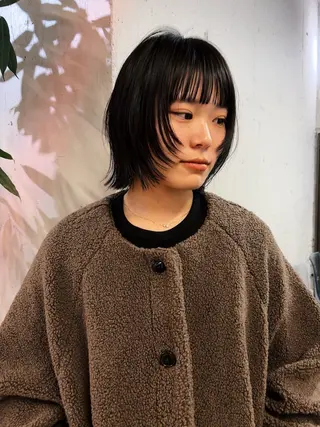 ショート くせ毛カットとパーマ /美容室難民の方是非のヘアスタイル