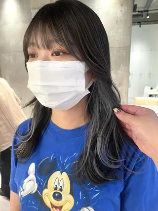 ミディアム カラー パーマ 海外レイヤー 🇺🇸/ヒナコのヘアスタイル