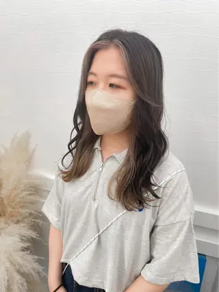 ロング カラー Mintleaf 💛MAYUKOのヘアスタイル