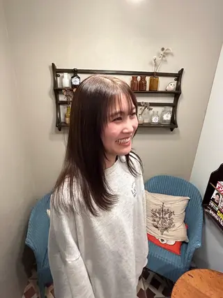 ロング Masaki ブリーチカラーのヘアスタイル