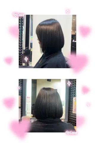 ショート カラー 鄭 瑩(てい えい) 🌈モデル募集🩵のヘアスタイル