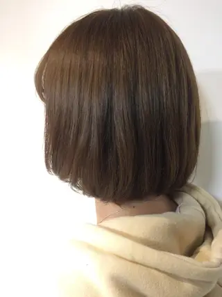 ミディアム 福島 妃佳留のヘアスタイル