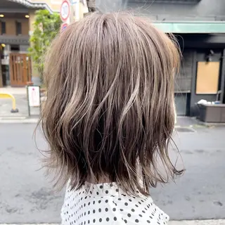 ショート カラー OAK溝の口 𖠋SHINYAのヘアスタイル