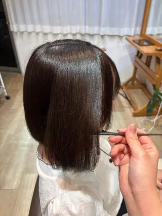ショート カラー RINNO🌷艶髪/ 透明感&艶カラーのヘアスタイル