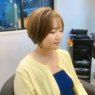 ショート カラー 前田 健太のヘアスタイル