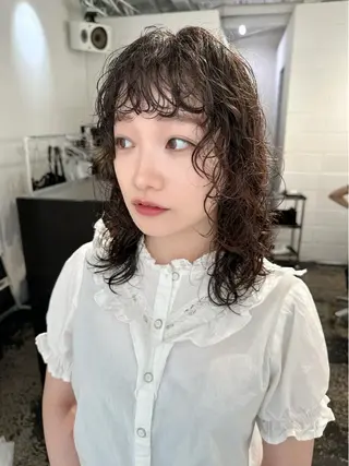 ミディアム カラー レイヤーカット/艶髪 ✨💭KIRARIのヘアスタイル