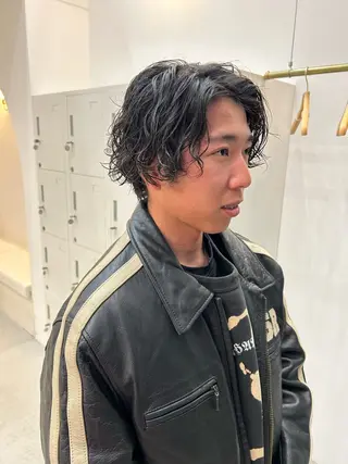 パーマ メンズ 纐纈 大和のヘアスタイル