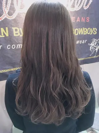 ロング カラー パーマ 代表 中島貴志のヘアスタイル