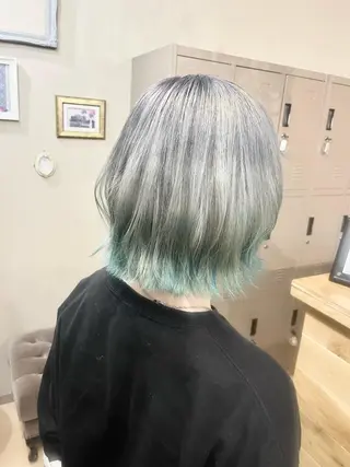 ミディアム カラー ヘアアレンジ S.BLOOM 川崎 翔哉のヘアスタイル