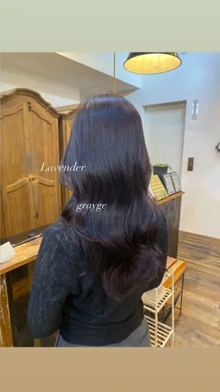 ロング カラー kahona/カラー /パーマ/銀座のヘアスタイル