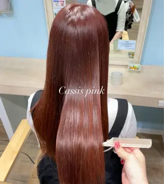 ロング ピンク・ラベンダー/ レイヤー/NANAのヘアスタイル