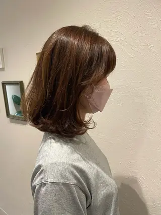 ミディアム 🍊美容室TU. LUCE／コン🍊のヘアスタイル