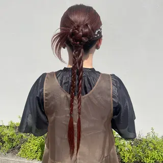 ロング mio 🍒レイヤーカットのヘアスタイル