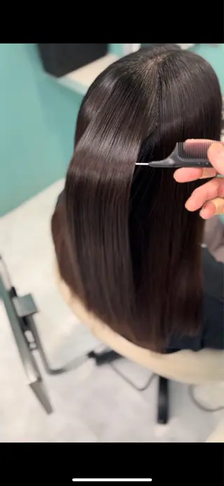 ロング 透明感カラー特化/ 顔まわり特化/辻部のヘアスタイル