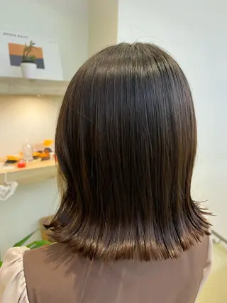 ミディアム コテ巻き風パーマ🫧 麻尋のヘアスタイル