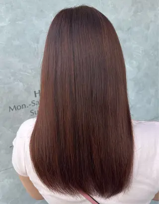 セミロング カラー 遠藤 日和のヘアスタイル