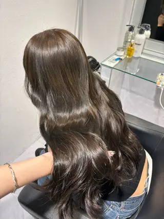 ロング カラー 表参道♡暗髪^ྀི 艶カラー♡アユミのヘアスタイル