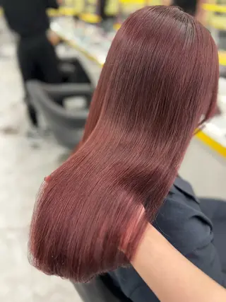 ロング カラー パーマ ヘアアレンジ メンズ 僕なら縮毛矯正してて もブリーチできますのヘアスタイル