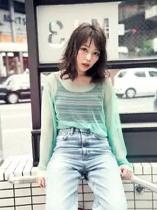 ミディアム 🌟髪質改善と艶 ✨相場つかさのヘアスタイル