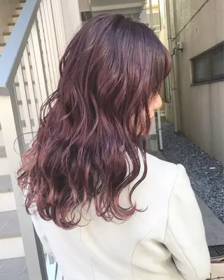 ロング カラー ヘアアレンジ BANK'S hair所属・💐ケラチン 髪質改善寺坂雄飛💐のヘアスタイル