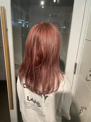 ロング 絶対綺麗な暖色カラー 🎯あります✨増渕✨のヘアスタイル