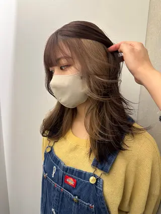 ロング 🎀韓国レイヤー特化 🎀ベージュ/ミクのヘアスタイル