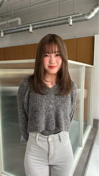 セミロング RUNA⭐️レイヤー /ボブ/似合わせ⭐️のヘアスタイル