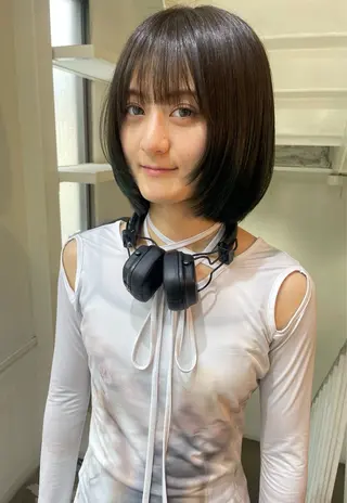 ショート CACHE HORIE所属・平野 叶花のヘアスタイル