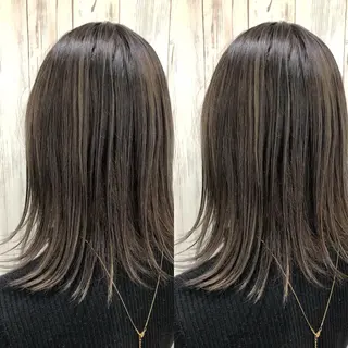 セミロング カラー ヘアサロンオスカー 岸和田蛸地蔵店のヘアスタイル