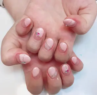 カラー ネイル Q Free nailsのネイルデザイン