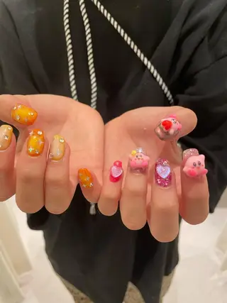 ネイル 束感まつ毛/ネイル/ LED♥KIRARAのマツエク・マツパデザイン