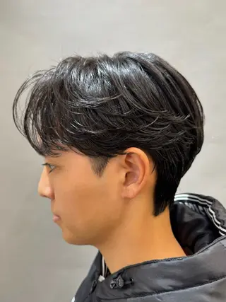 ショート パーマ メンズ nico TOKYO 横浜所属・横浜/レイヤー/ カネコのヘアスタイル